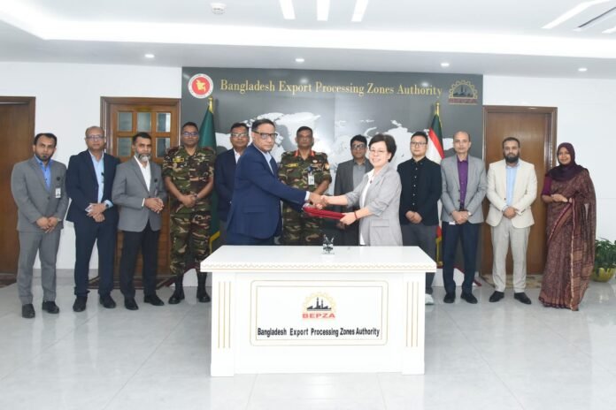 Hong Kong Firm Flourish Garments to Invest $15.34M in BEPZA Economic Zone